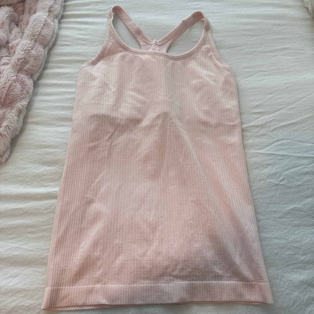 Lululemon ebb to street tank top strawberry milkshake